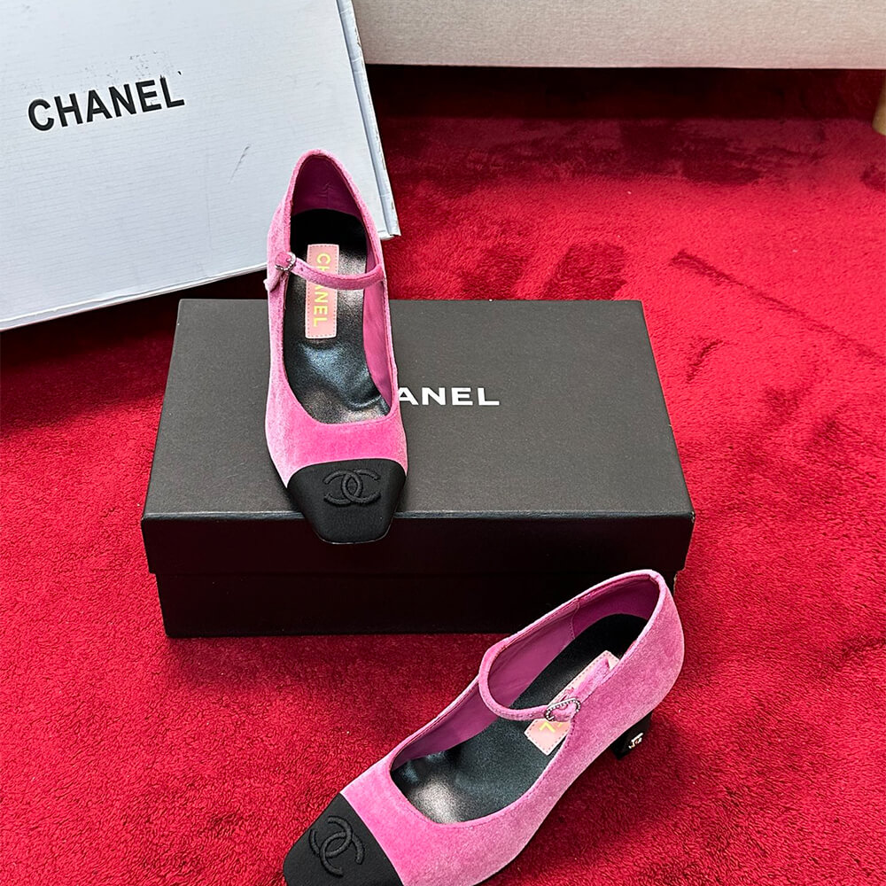 Chanel Mary Janes Heel Shoes - Replica Luxury Bags™