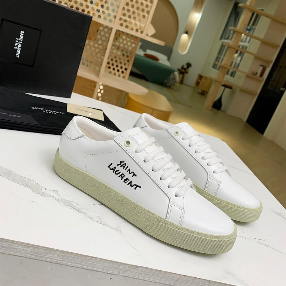 YSL Court Classic Sneaker Shoes - Replica Luxury Bags™