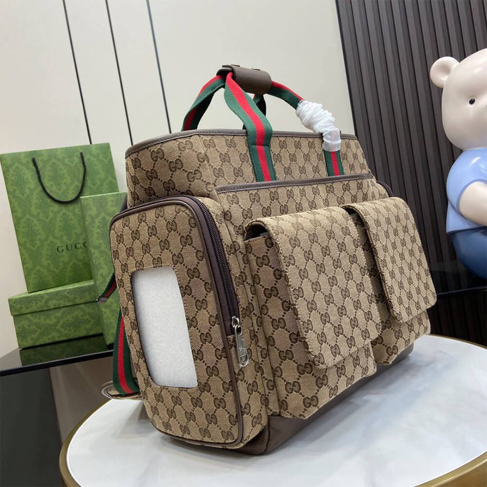Gucci Original GG Medium Diaper Bag - Replica Luxury Bags™