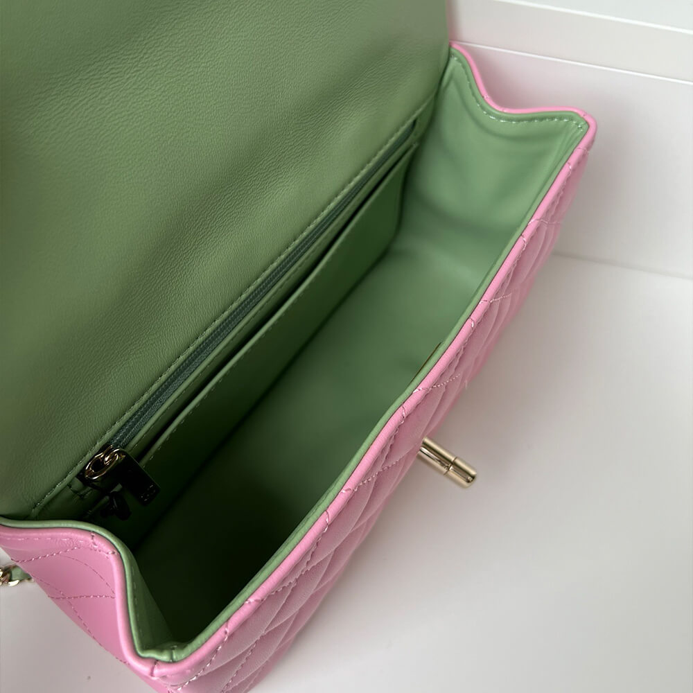 Chanel Mini Classic Handbag With Top Handle - Replica Luxury Bags™