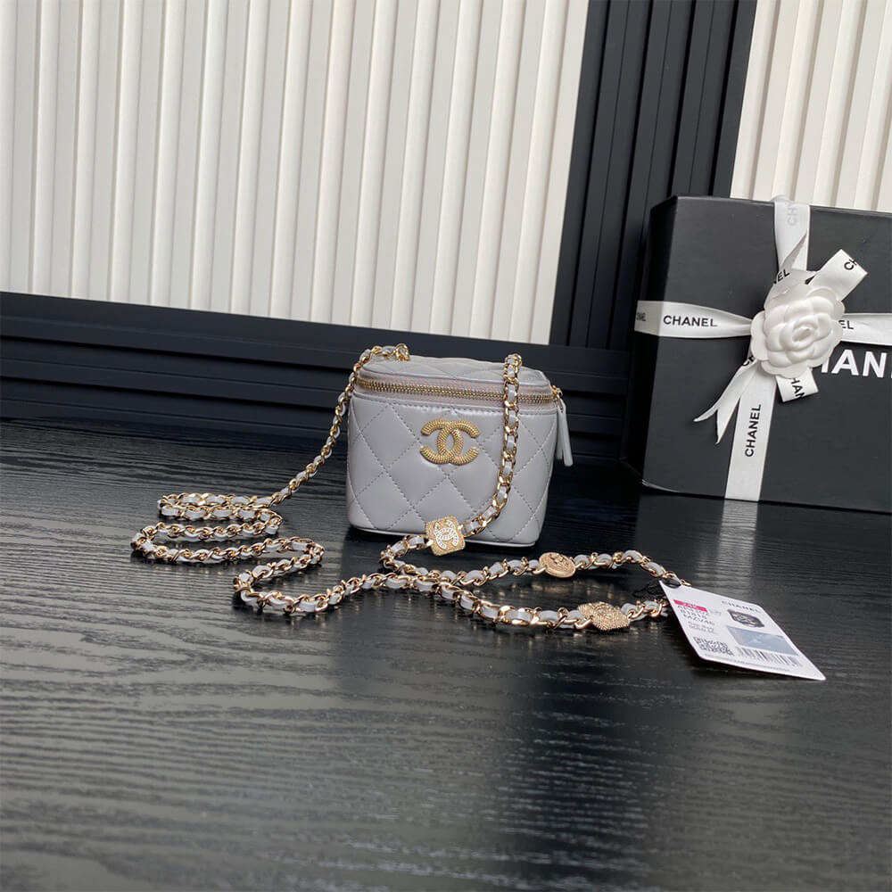 Chanel Small Vanity with Chain Bag - Replica Luxury Bags™