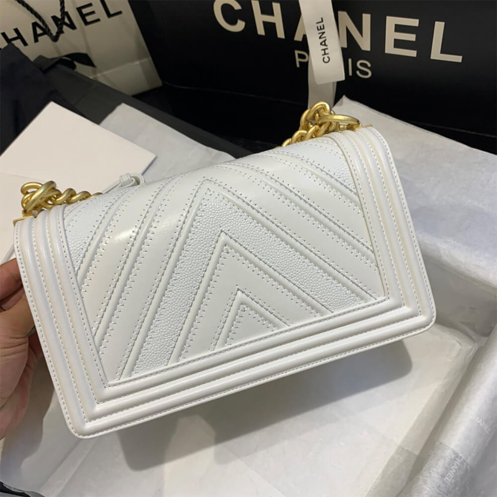 Chevron Boy Chanel Handbag - Replica Luxury Bags™
