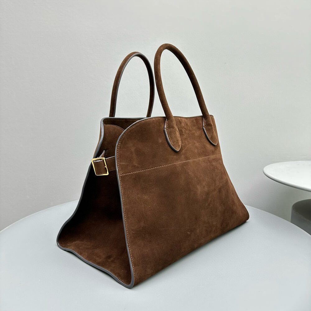 The Row Soft Margaux 15 Sued Bag - Replica Luxury Bags™