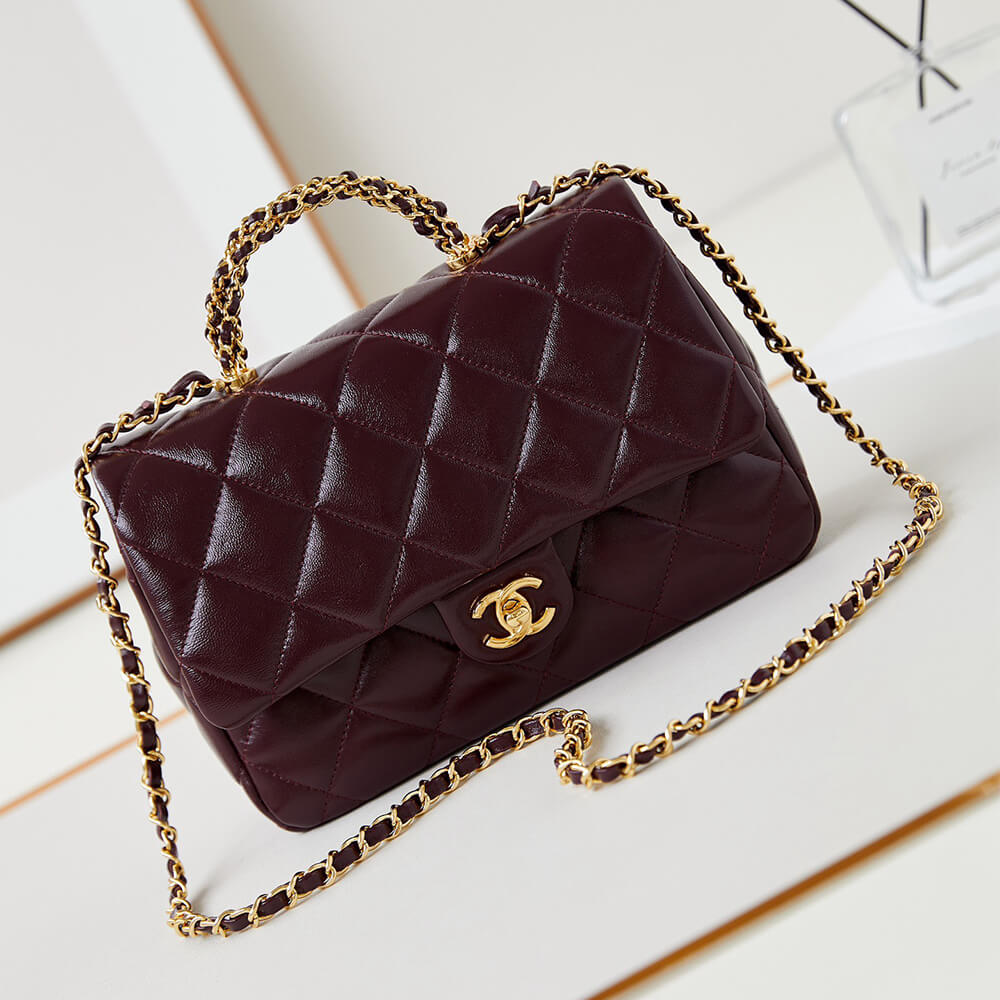 Chanel Flap Bag with Top Handle - Replica Luxury Bags™