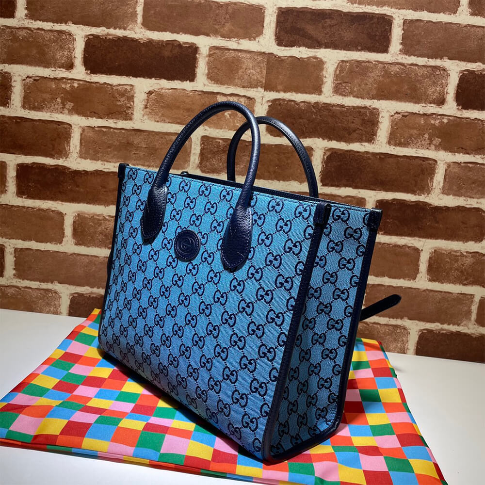 Gucci GG Multicolour Small Tote Bag - Replica Luxury Bags™