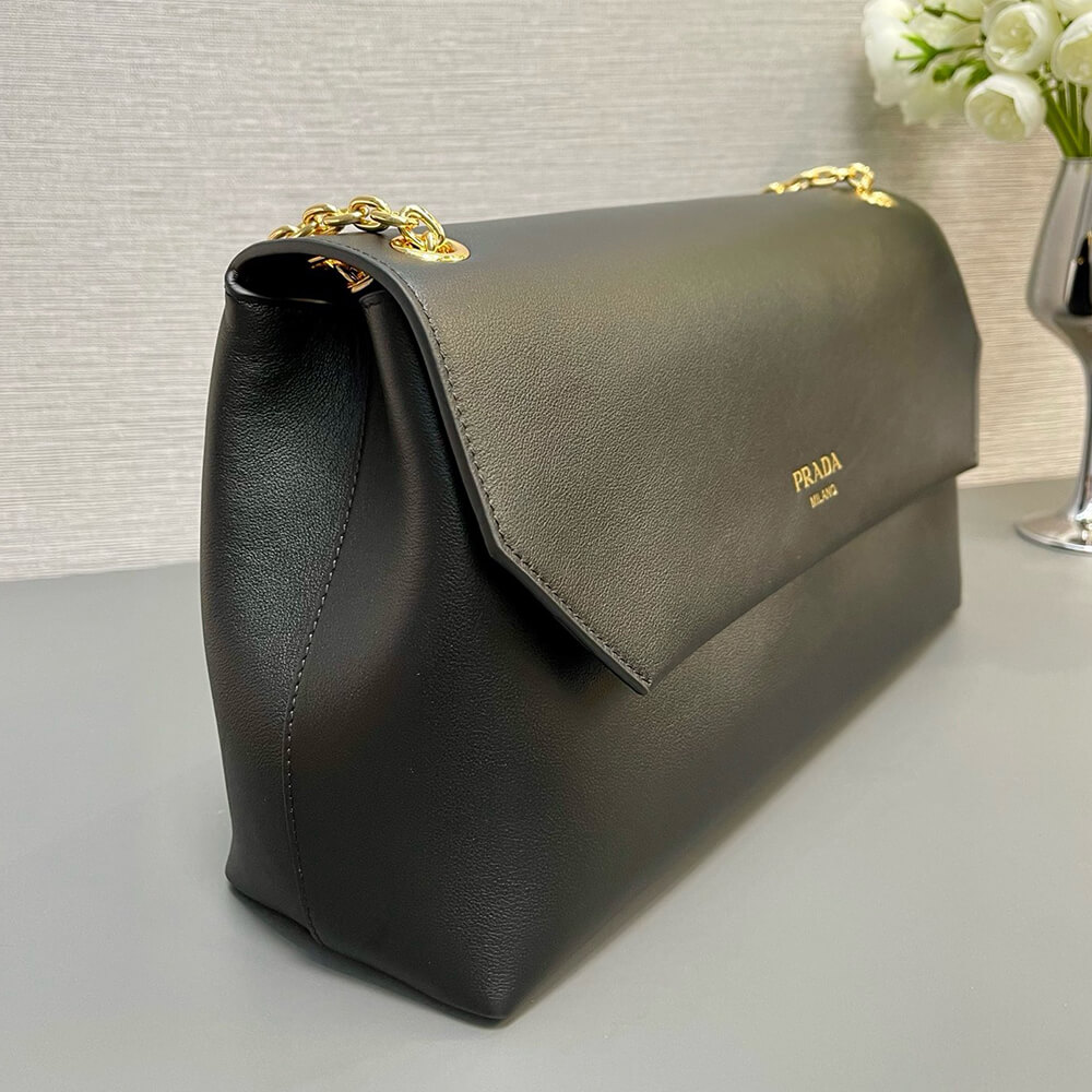 Prada Medium Leather Shoulder Bag - Replica Luxury Bags™