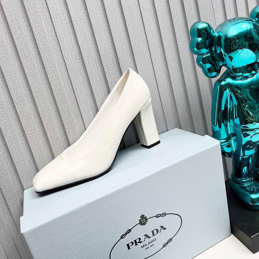 Prada Patent Leather Pumps 85mm Shoes - Replica Luxury Bags™