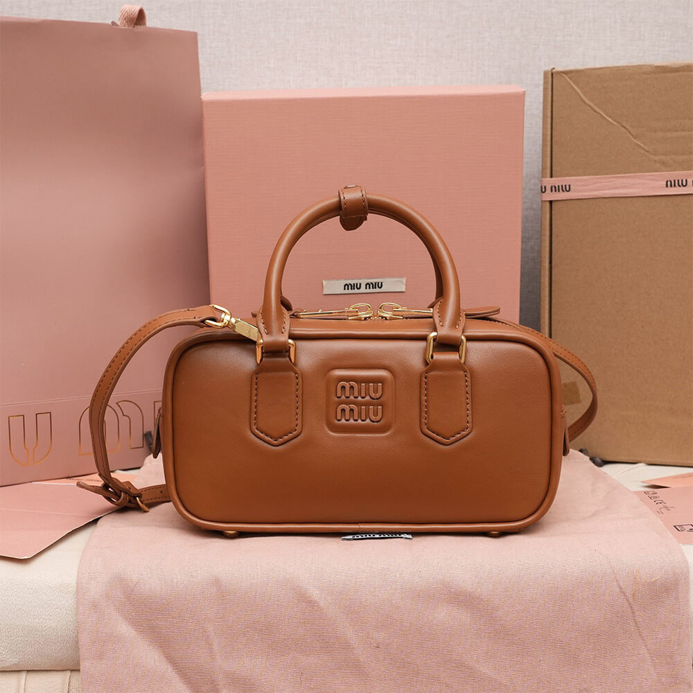 Miumiu Medium Arcadie Leather Bag - Replica Luxury Bags™