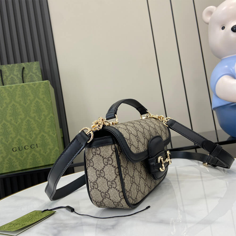 Gucci Horsebit 1955 Soft Small Top Handle Bag - Replica Luxury Bags™