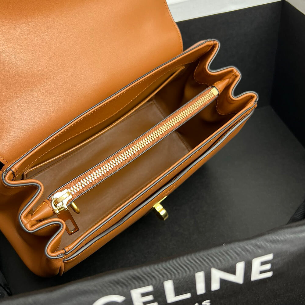 Celine Small 16 Bag In Satinated Calfskin - Replica Luxury Bags™