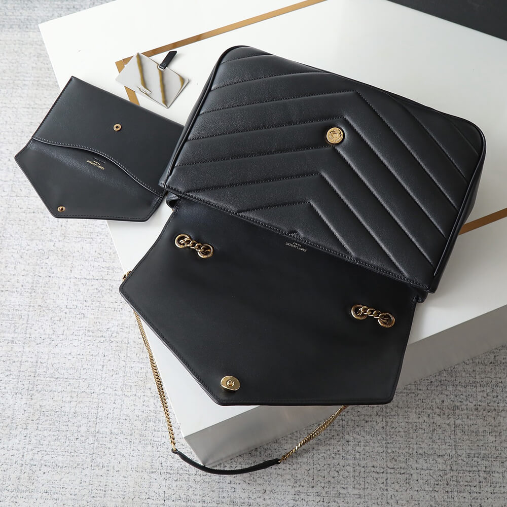 YSL Loulou Large Bag in Matelasse Lambskin - Replica Luxury Bags™