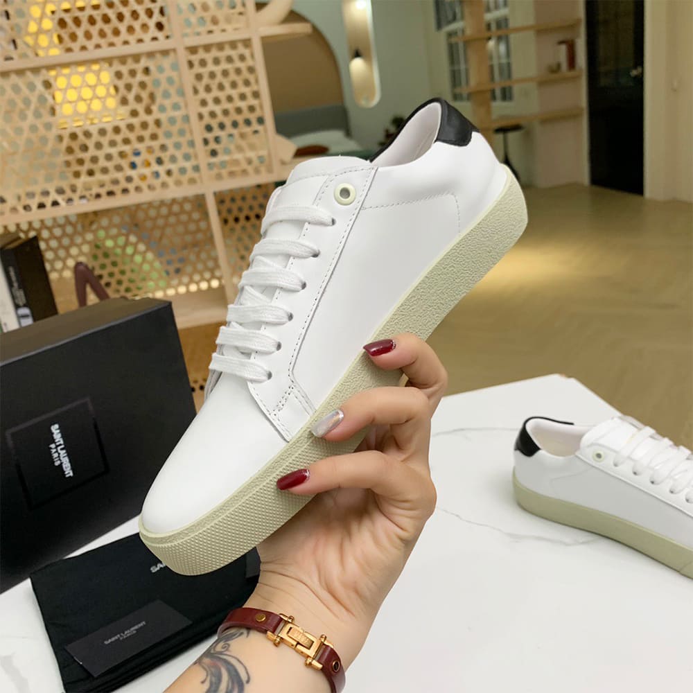 YSL Court Classic Sneaker Shoes - Replica Luxury Bags™