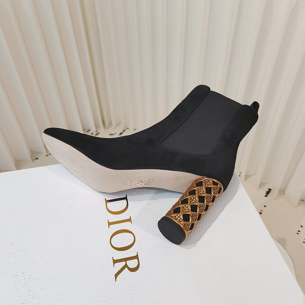 Dior Icon Heeled Ankle Boot Shoes - Replica Luxury Bags™