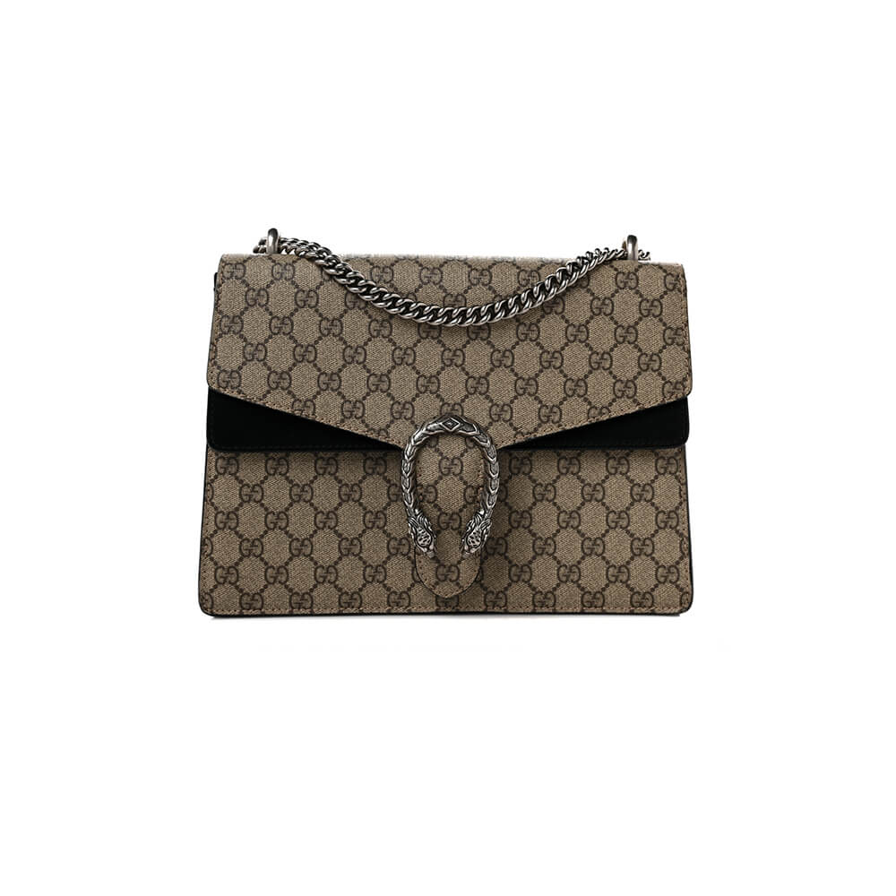 Gucci GG Supreme Medium Dionysus Shoulder Bag - Replica Luxury Bags™