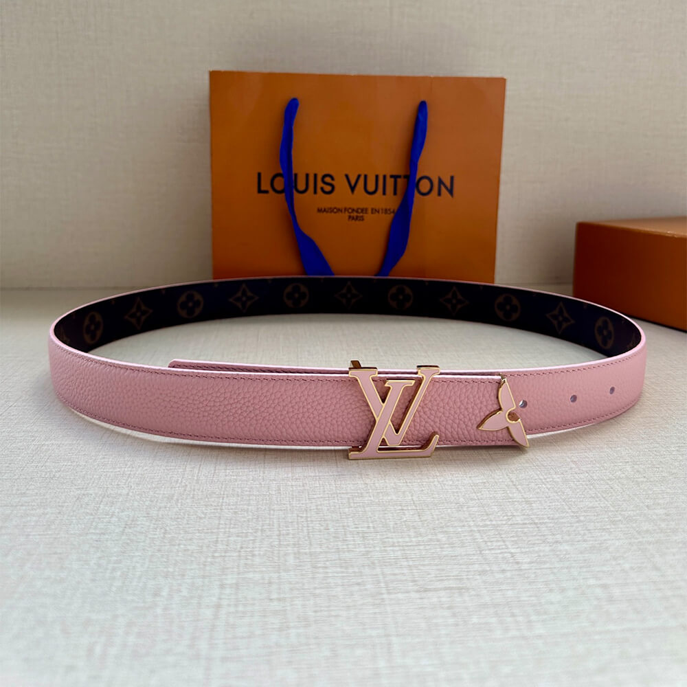 Pretty LV Enamel 30mm Reversible Belt - Replica Luxury Bags™
