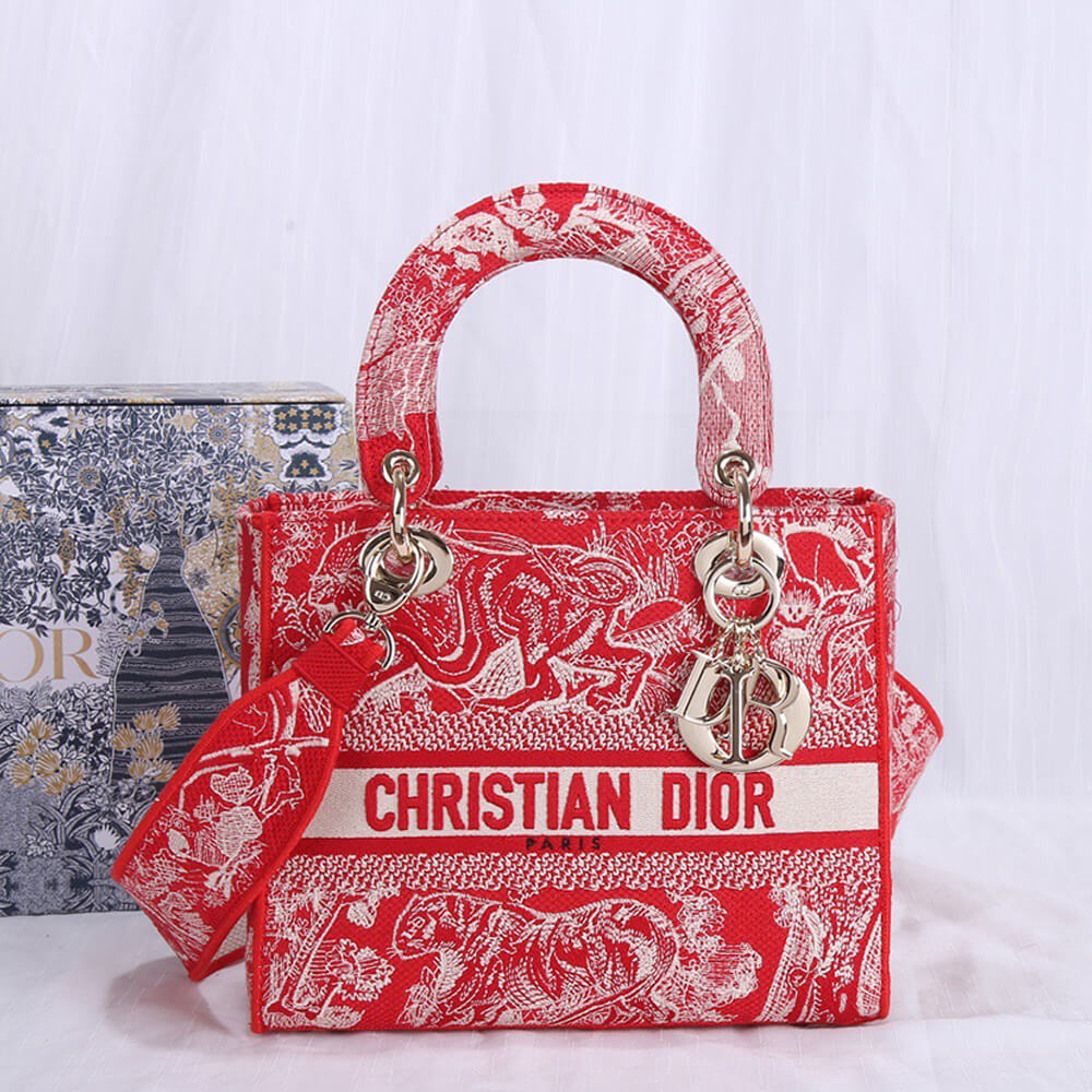 Dior Medium Lady D-Lite Bag - Replica Luxury Bags™