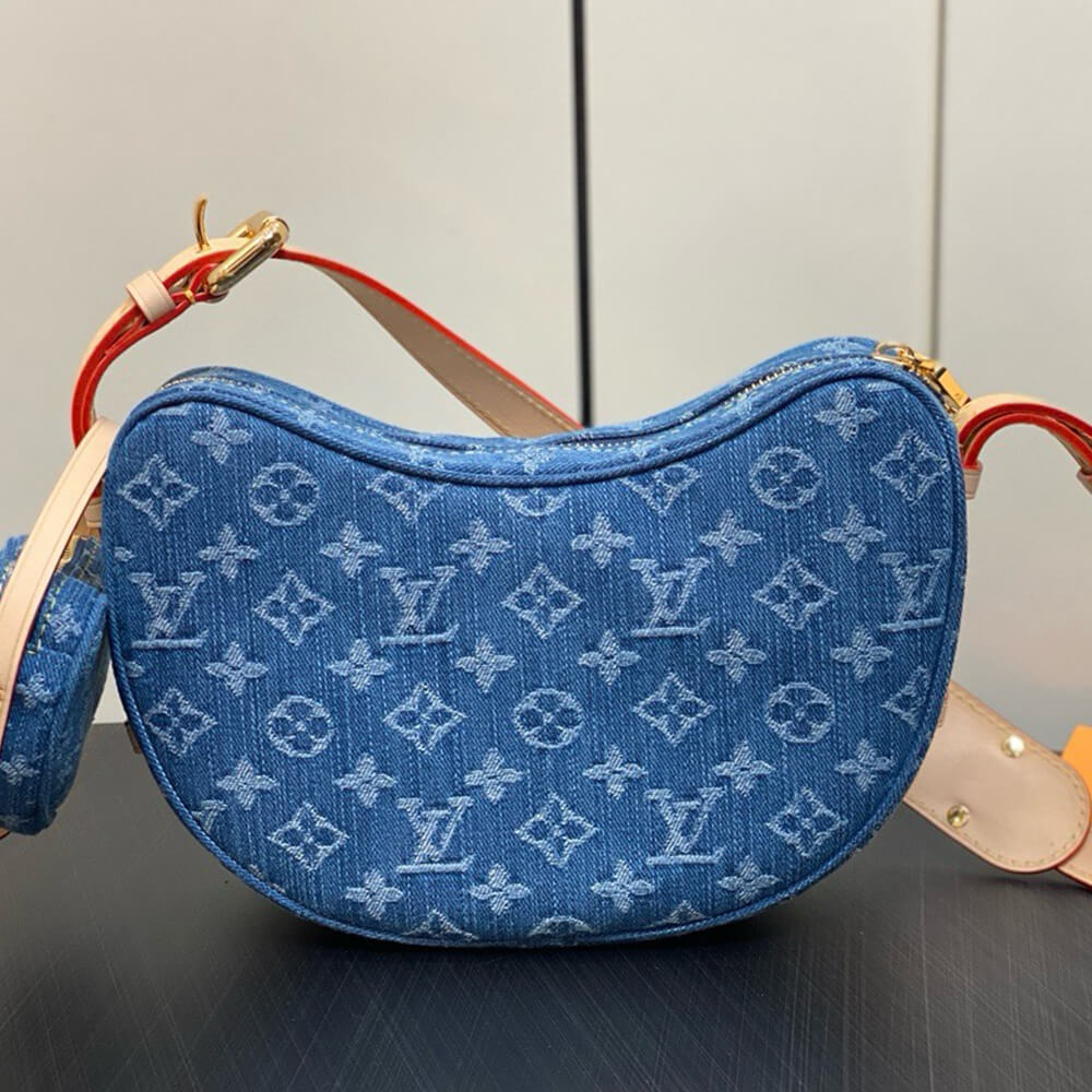 LV Croissant MM Denim Bag - Replica Luxury Bags™