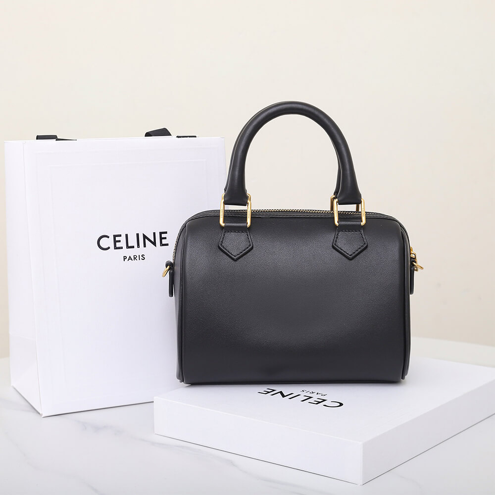 Celine Small Boston Bag in Smooth Calfskin - Replica Luxury Bags™