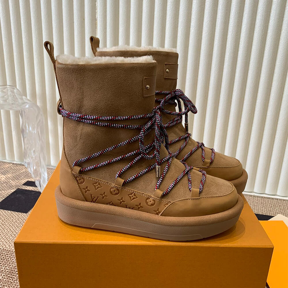 LV Aspen Platform Ankle Boot Shoes - Replica Luxury Bags™