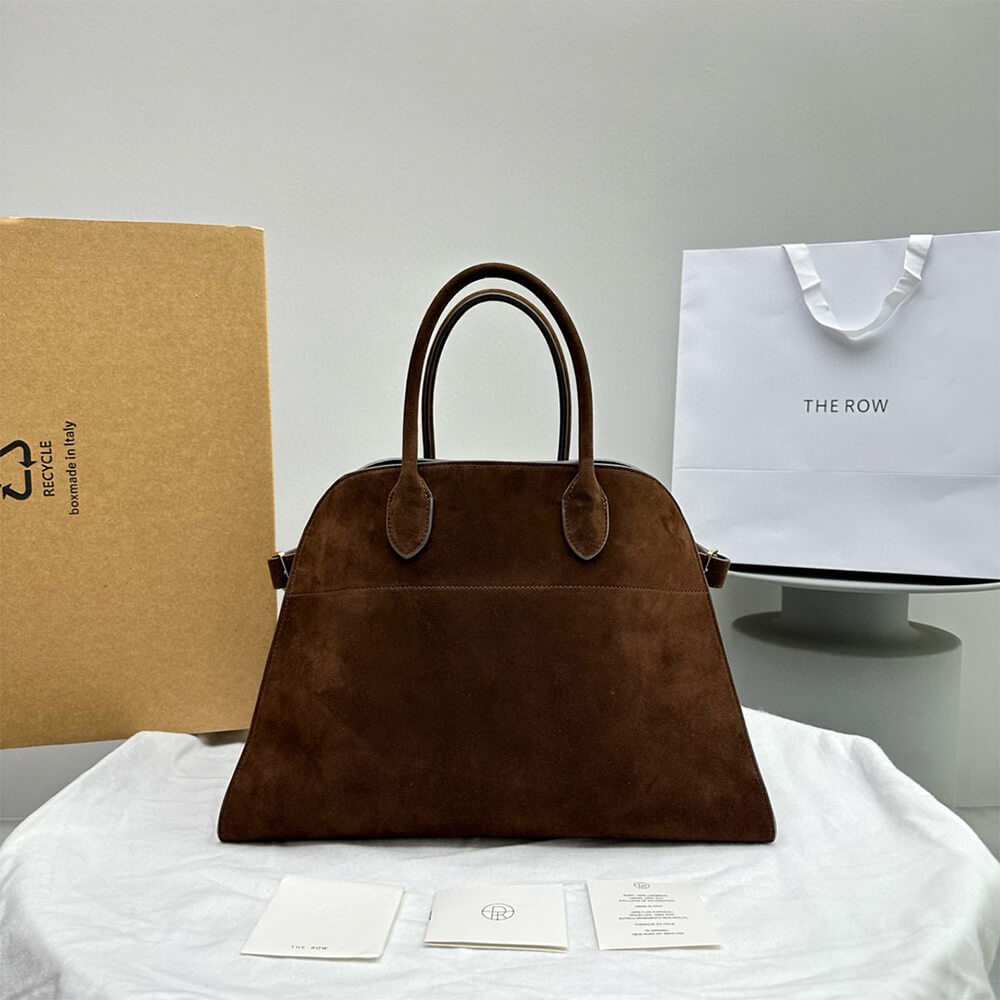 The Row Soft Margaux 15 Sued Bag - Replica Luxury Bags™