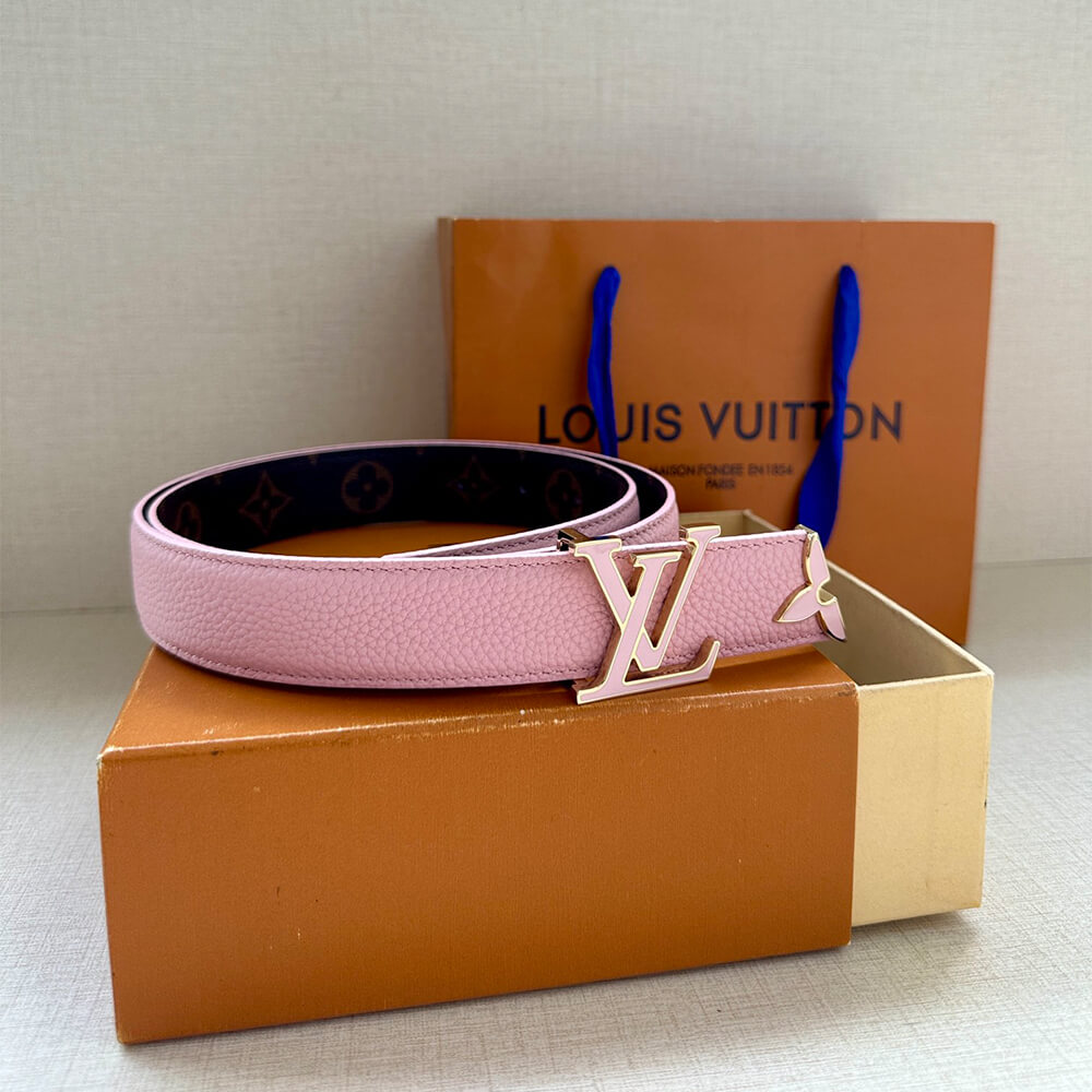 Pretty LV Enamel 30mm Reversible Belt - Replica Luxury Bags™