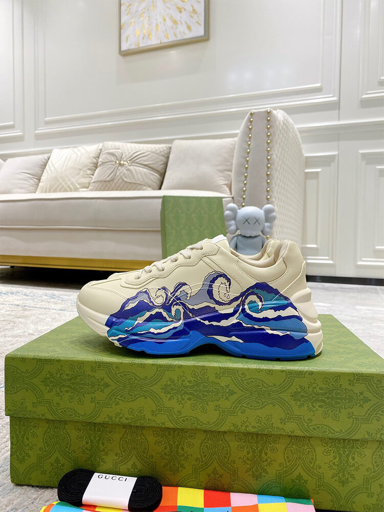 Gucci Rhyton Wave Sneaker Shoes - Replica Luxury Bags™