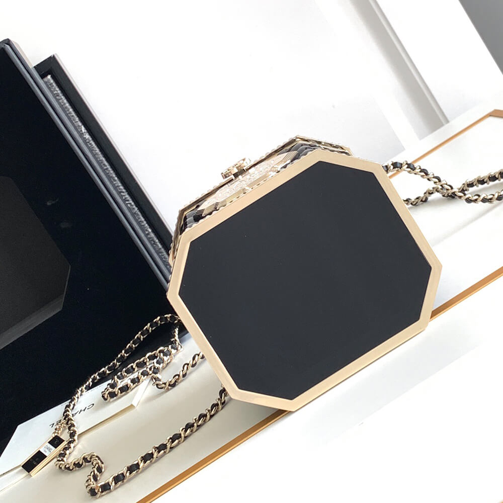 Chanel Tea Box Minaudiere Case Bag - Replica Luxury Bags™