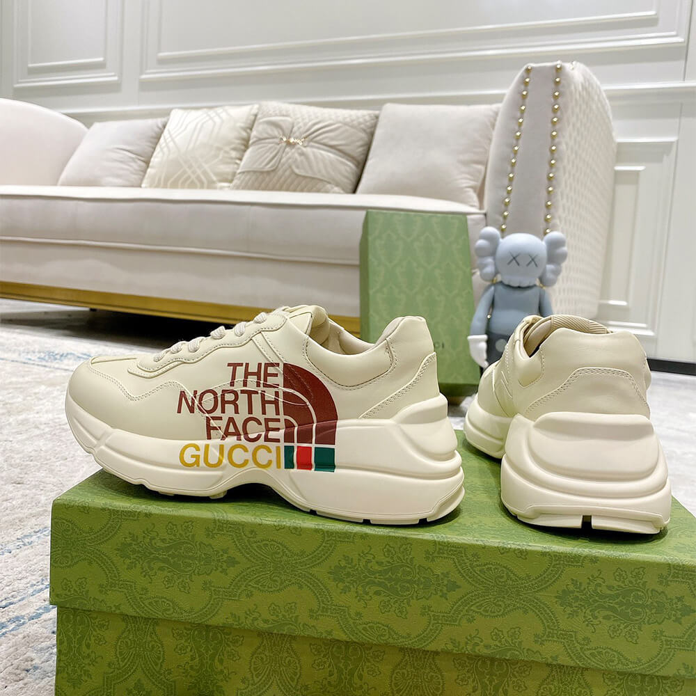 The North Face x Gucci Rhyton Sneaker Shoes - Replica Luxury Bags™