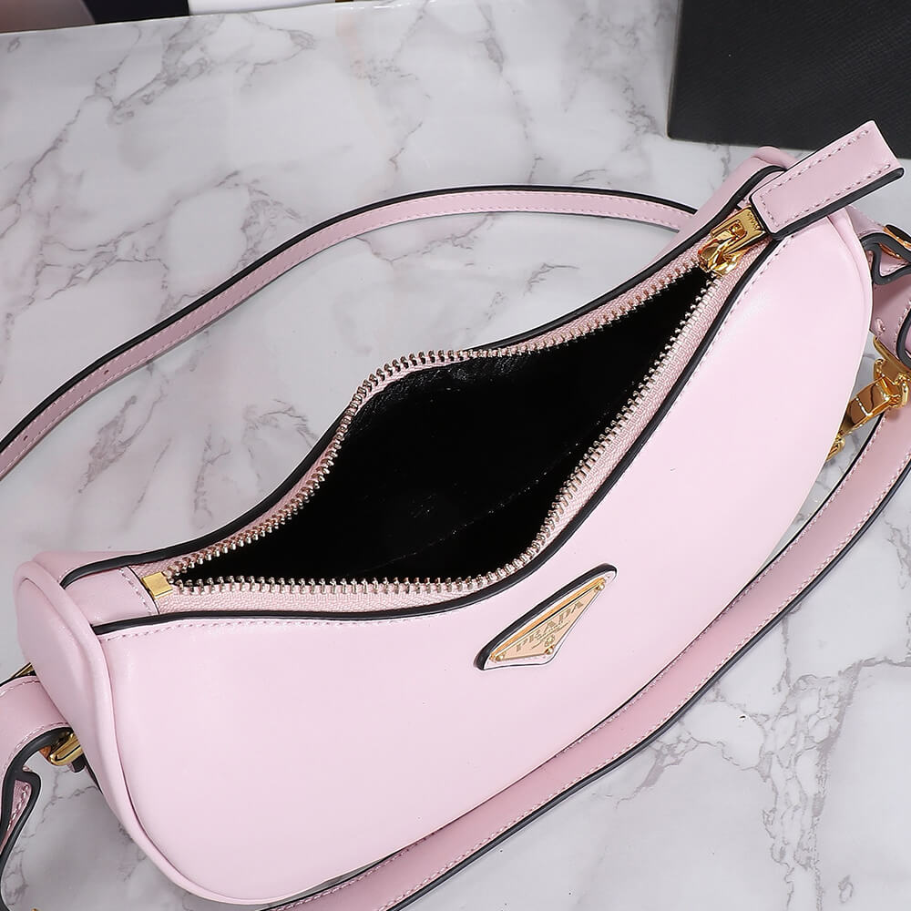 Prada Arque Leather Shoulder Bag - Replica Luxury Bags™