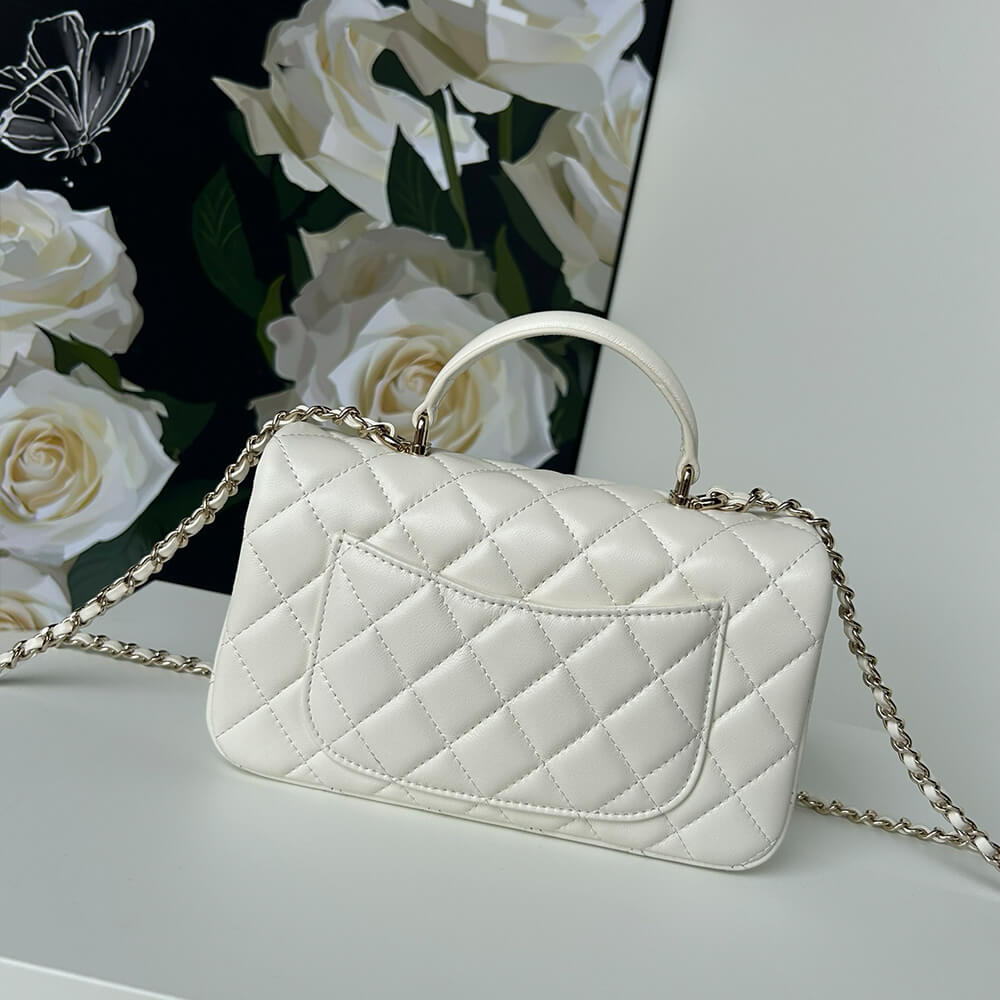 Chanel Mini Classic Handbag With Top Handle - Replica Luxury Bags™