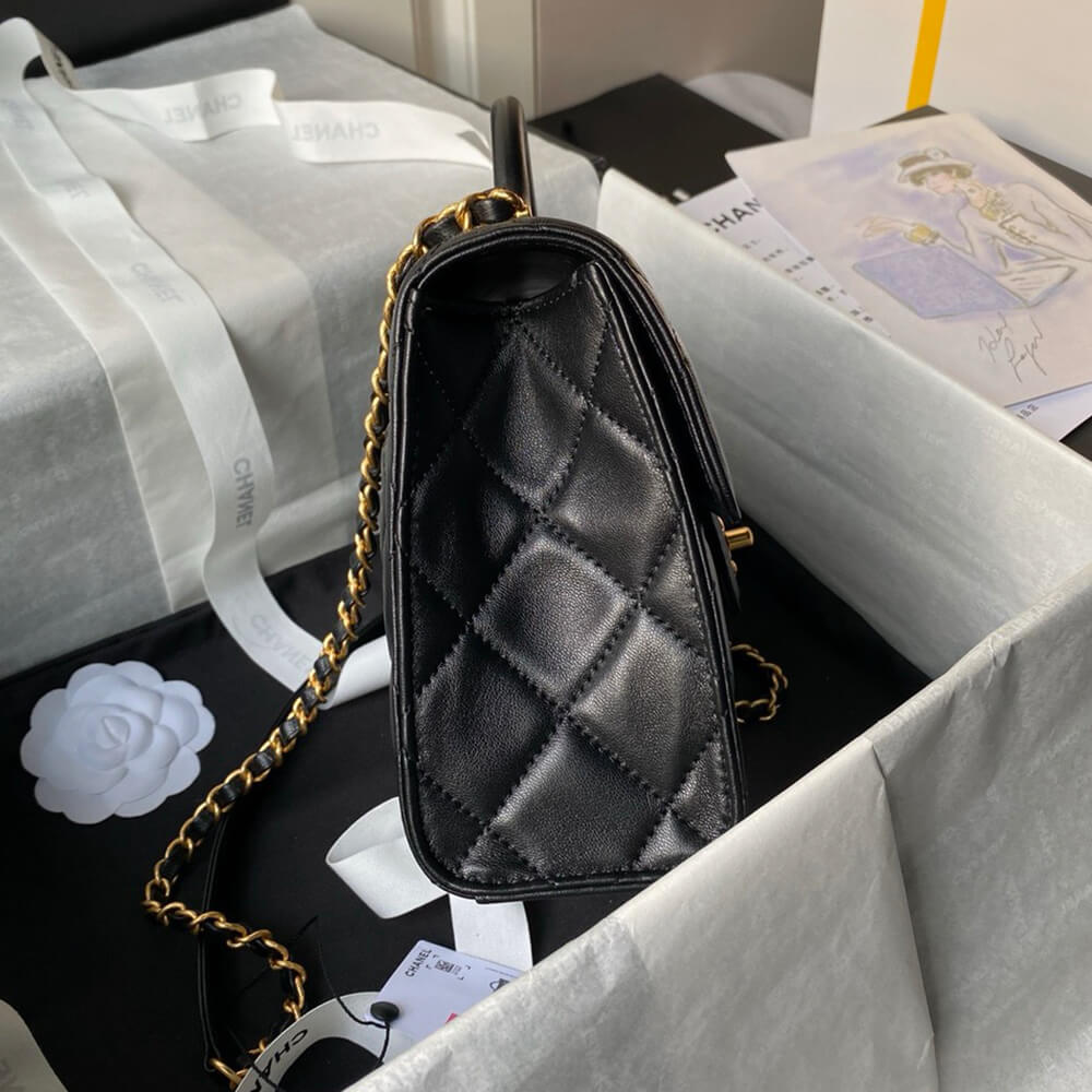 Chanel Small Flap Bag with Top Handle - Replica Luxury Bags™