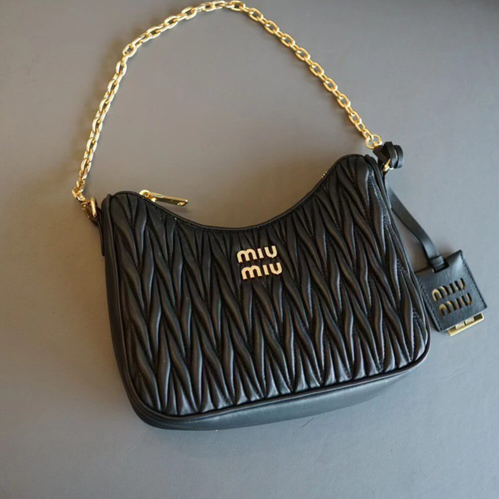 Miumiu Matelasse Nappa Leather Shoulder Bag - Replica Luxury Bags™
