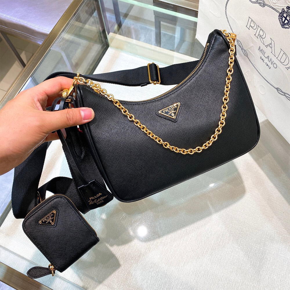 Prada Re-Edition 2005 Saffiano Leather Bag - Replica Luxury Bags™