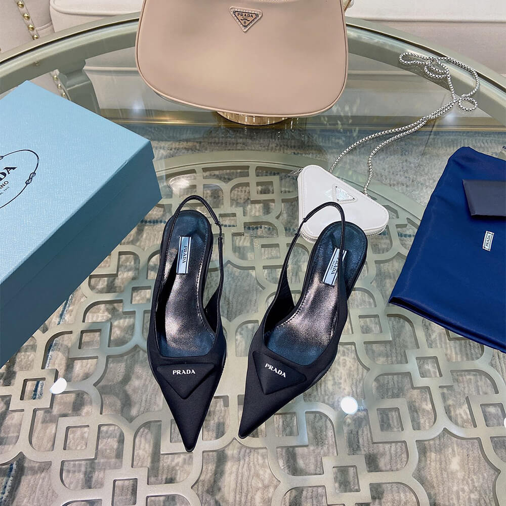 Prada Slingback Pumps Shoes - Replica Luxury Bags™