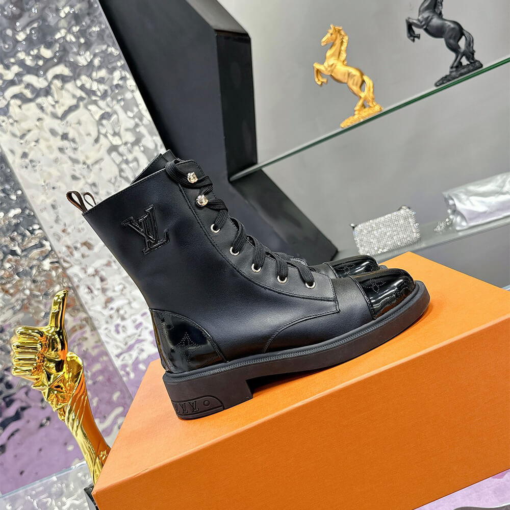 LV Citizen Flat Ranger Boot Shoes - Replica Luxury Bags™