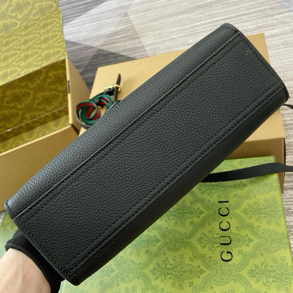 Gucci Small Tote Bag With Hook Closure - Replica Luxury Bags™