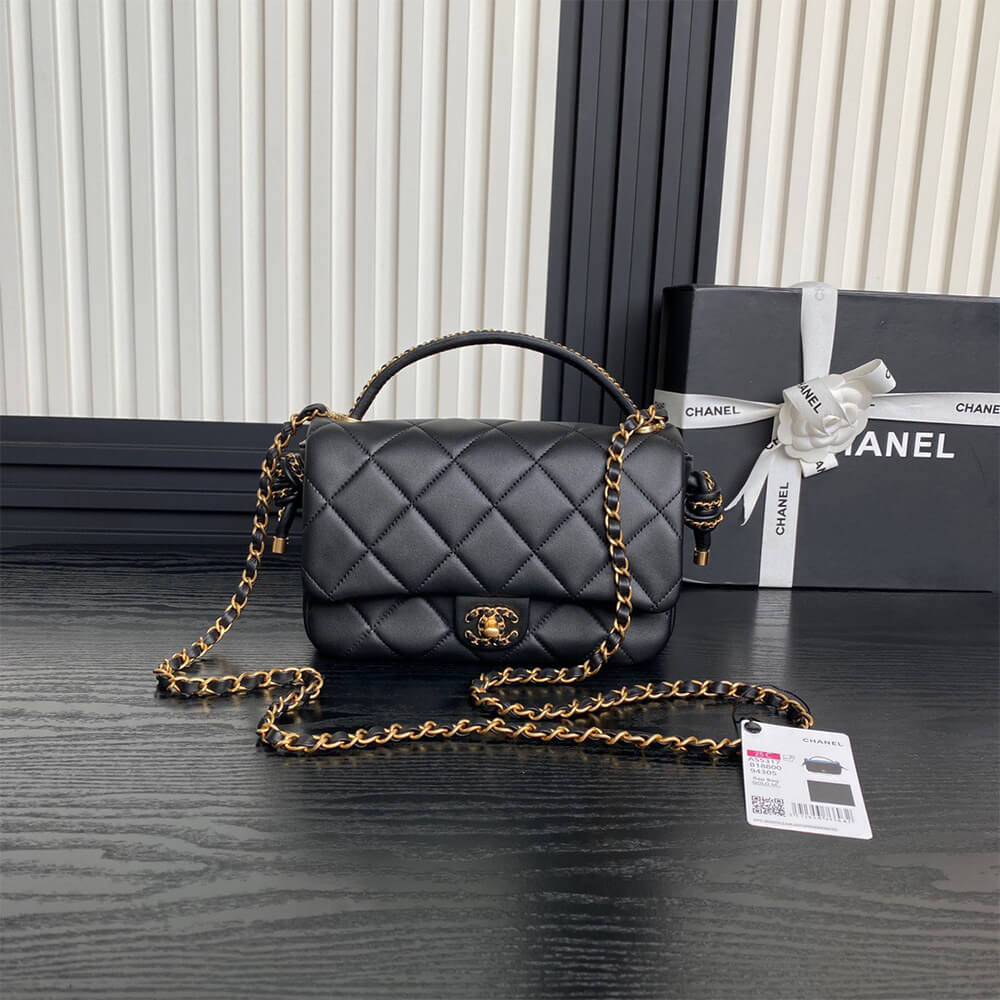 Chanel Flap Bag with Top Handle - Replica Luxury Bags™