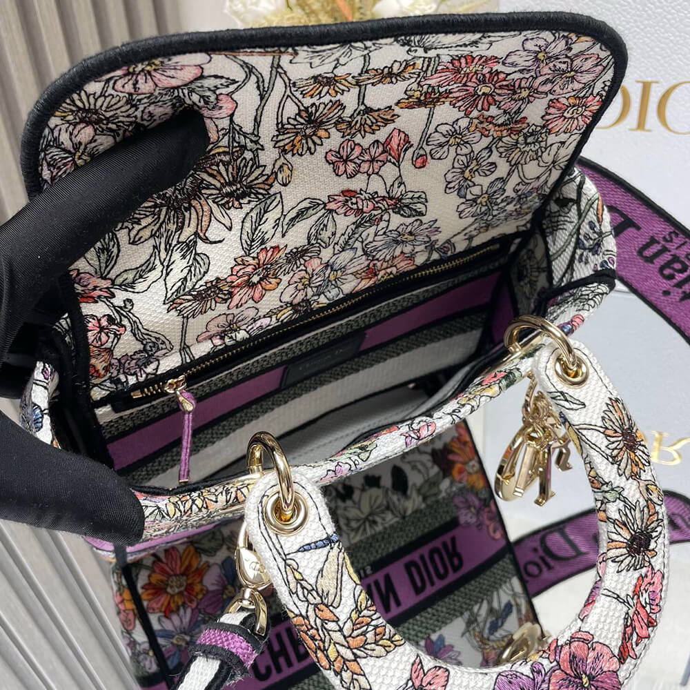 Dior Medium Dioriviera Lady D-Lite Bag - Replica Luxury Bags™