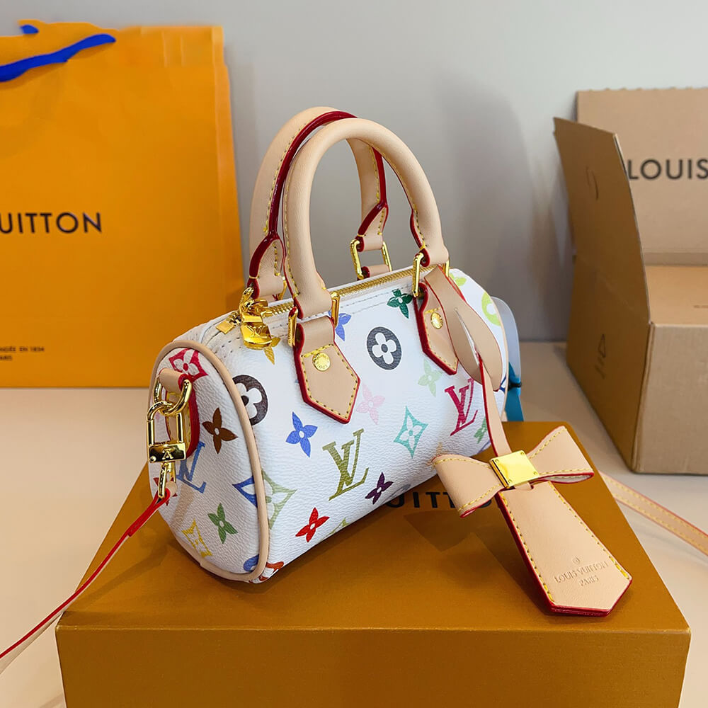 LV x TM Nano Speedy Bag - Replica Luxury Bags™