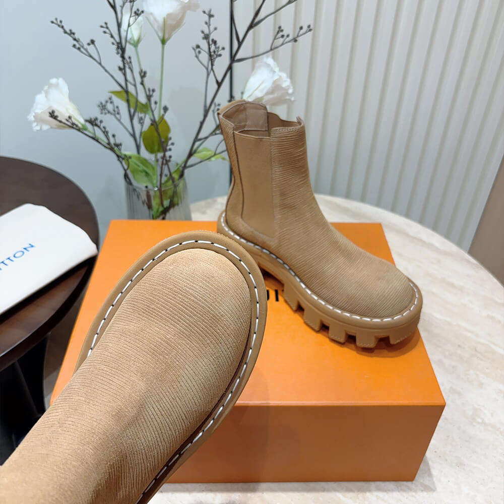 LV Checker Chelsea Boot Shoes - Replica Luxury Bags™