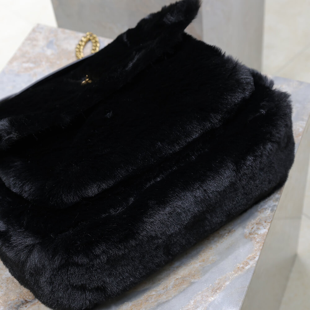 YSL Niki Large Bag in Shearling - Replica Luxury Bags™