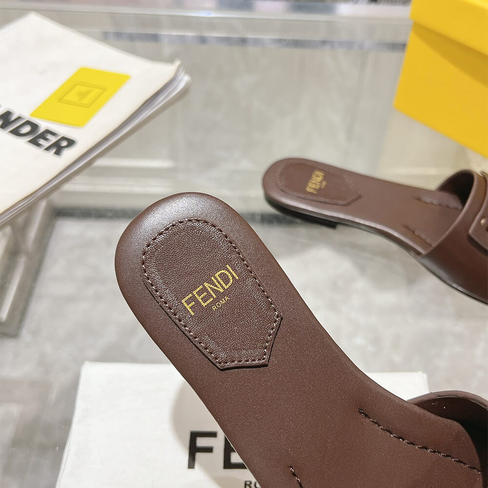Fendi Baguette Slides Shoes - Replica Luxury Bags™