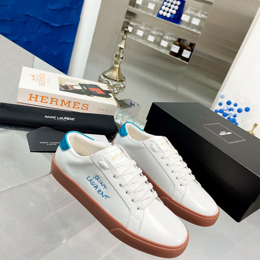 YSL Court Classic Sneaker Shoes - Replica Luxury Bags™