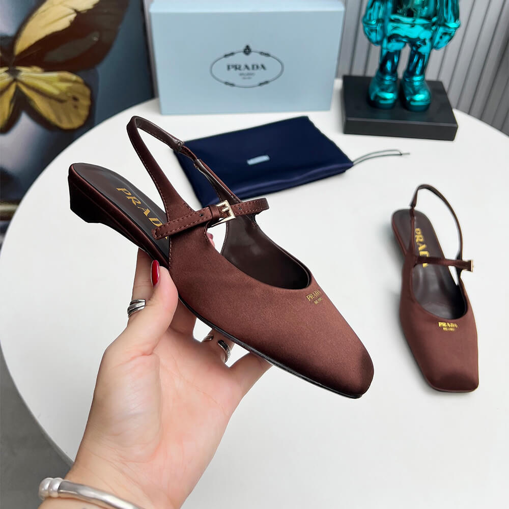 Prada Slingback Ballerinas Shoes - Replica Luxury Bags™