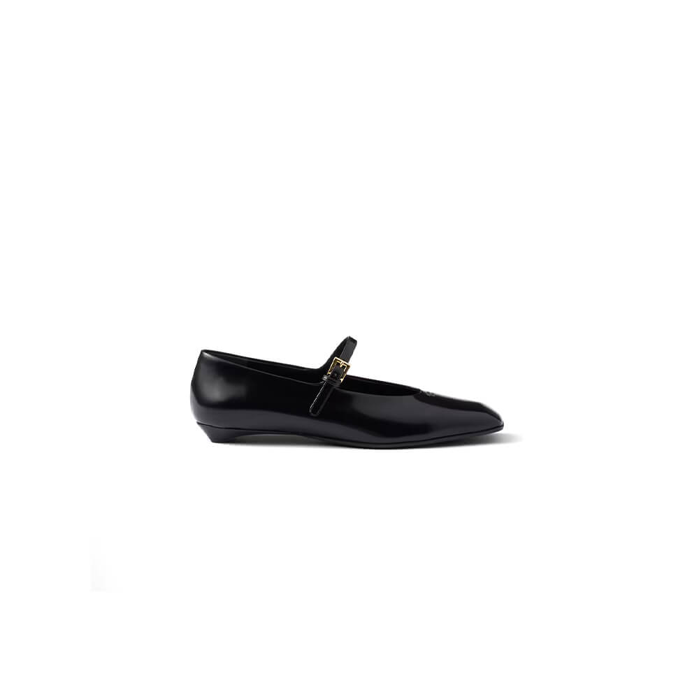 Prada Patent Leather Mary Jane Ballerinas Shoes - Replica Luxury Bags™