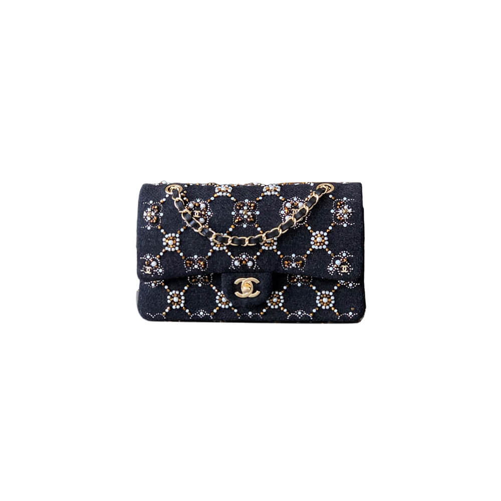 Chanel Pearl Classic Double Flap Handbag - Replica Luxury Bags™