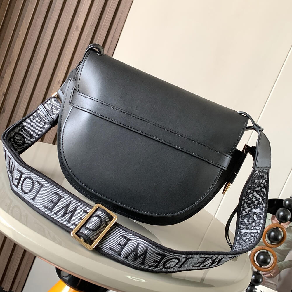 Loewe Small Gate bag in soft calfskin and jacquard - Replica Luxury Bags™