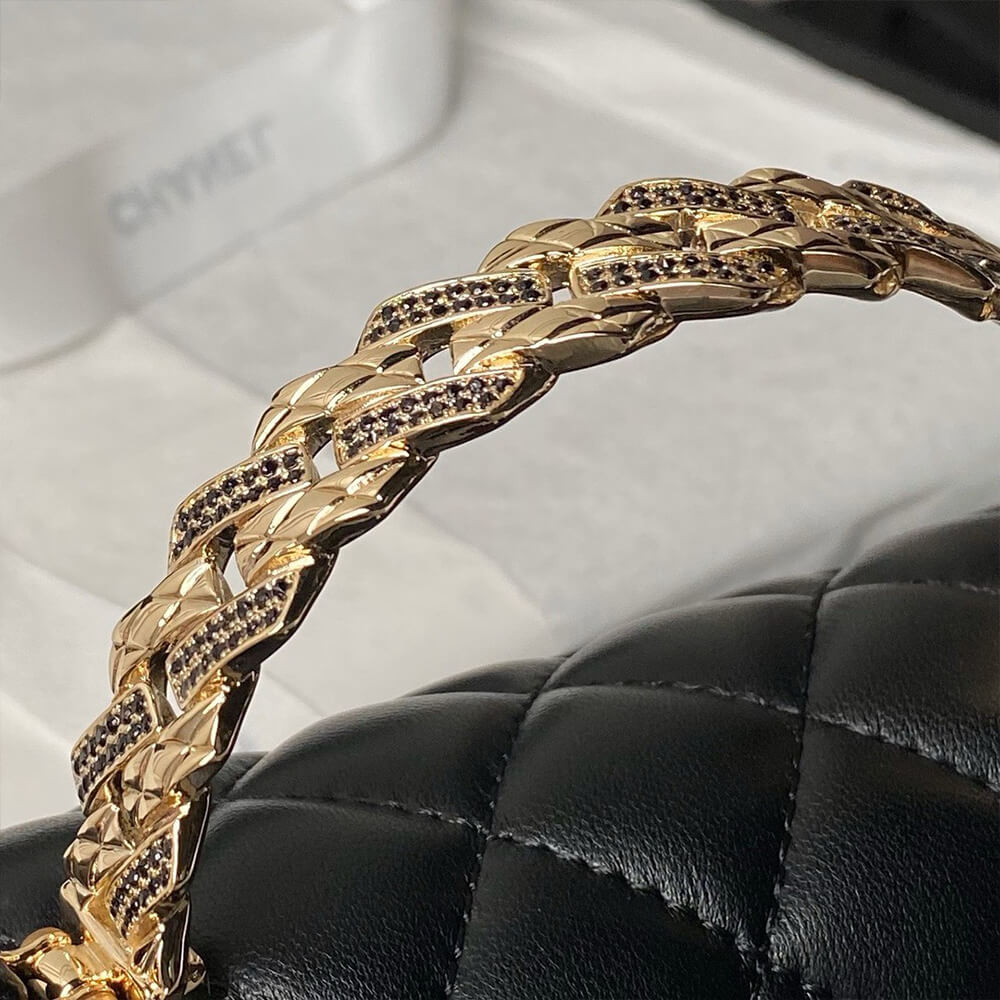 Chanel Mini Flap Bag with Top Handle - Replica Luxury Bags™