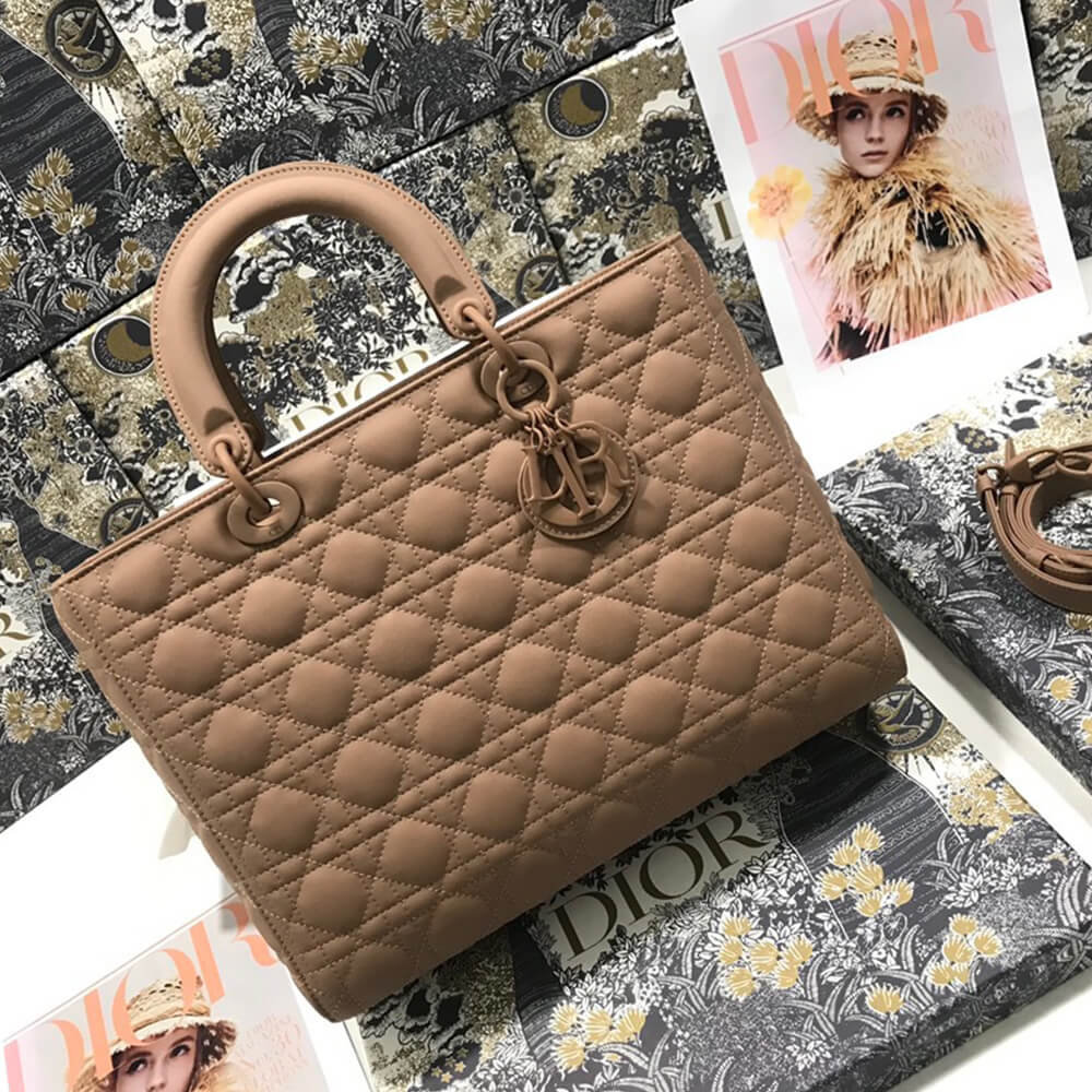 Dior Large Lady Dior Bag - Replica Luxury Bags™