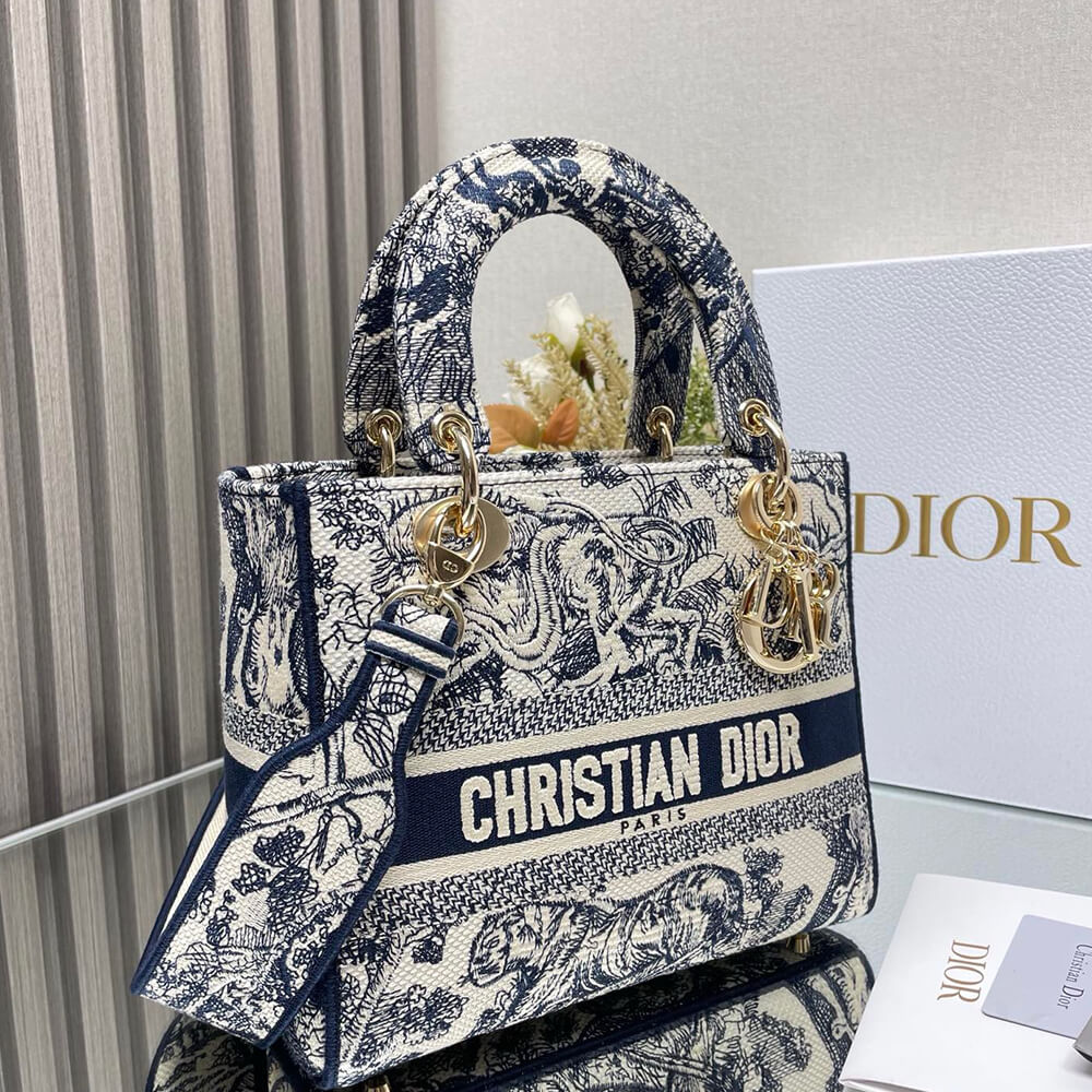 Dior Medium Lady D-Lite Bag - Replica Luxury Bags™